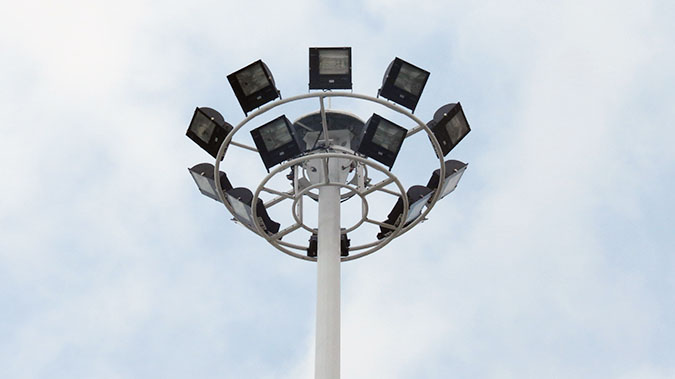 30米高桿燈上裝圓盤1000W鈉燈泛光燈燈具款式圖片